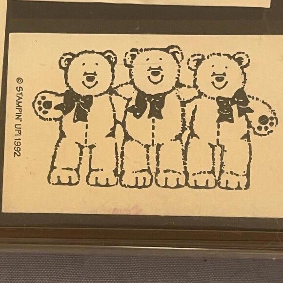 Stampin Up -1992 Variety Bear Hugs For You, Ballerina, Happy Birthday‎ 8 Total - Picture 5 of 9